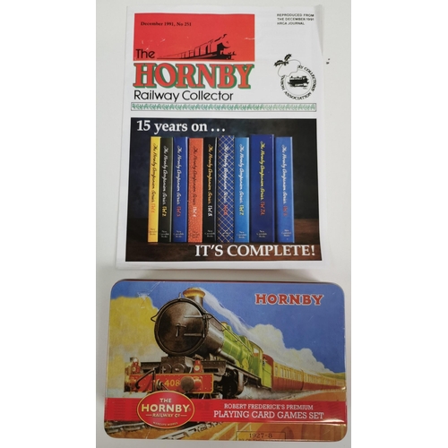 2534 - A selection of various Hornby Trains items. To include three reference books, three booklets & a pla... 