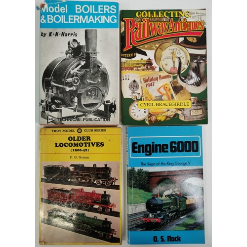 2542 - A collection of fourteen model railway & trains reference books & five booklets. To include 'Early T... 