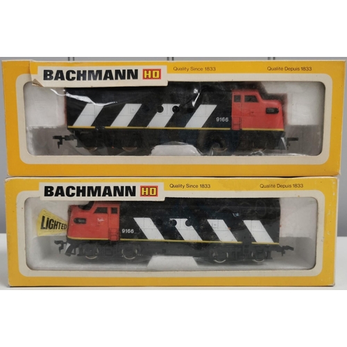 2725 - A collection of eight, boxed Bachmann HO scale engines & wagons. To include 41' Steel Box Car; 42' S... 