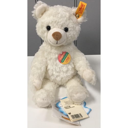 4010 - Steiff Cosy Friends 'White' bear. White plush & paws. Catalogue number 022739. Height 26cm. Tags att... 