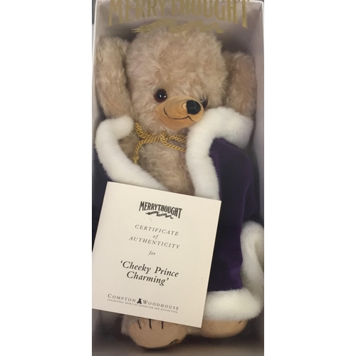 4047 - Merrythought 'Cheeky Prince Charming' bear. Made to celebrate QEII coronation 50th anniversary. Cata... 