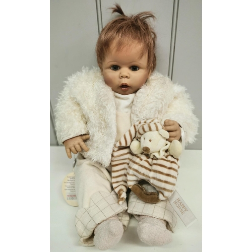 4143 - A collectible 'Zapf Designer Collection' - 'Biene' doll. Height 50cm.