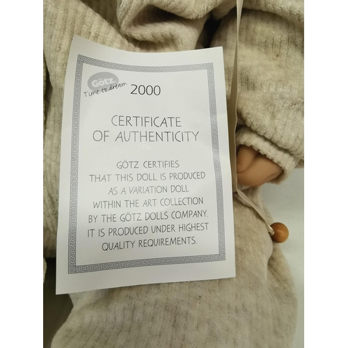 4144 - A collectible 'Gotz' doll, designed by Didy Jacobsen. Complete with tags & certificate of authentici... 