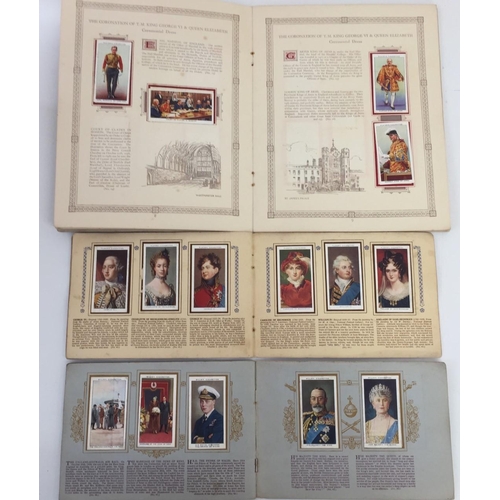 1758 - A collection of Wills, Players & Ogdens cigarette cards.  Highlights include King George VI coronati... 