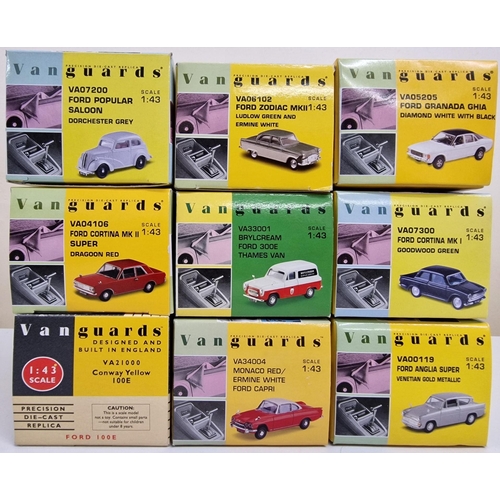 2196 - A collection of nine, boxed Lledo Vanguard models. Model No's VA21000/VA04106/VA34004/VA33001/VA0011... 