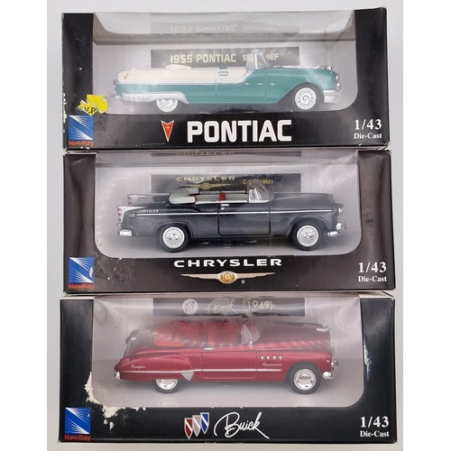 2161 - A collection of six boxed New Ray vehicles in 1:32 & 1:43 scale. Model no's 48684/48064/48014/50716/... 