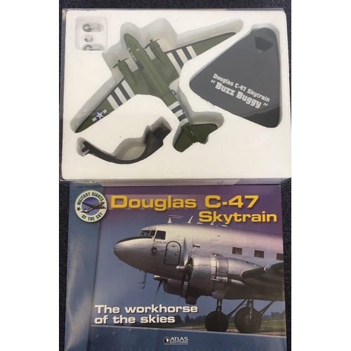 2168 - A collection of three, boxed 'Atlas Editions - Military Giants of the Sky' 1:144 scale aircraft, tog... 