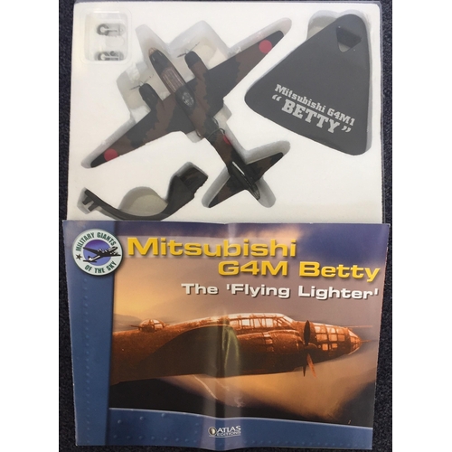 2168 - A collection of three, boxed 'Atlas Editions - Military Giants of the Sky' 1:144 scale aircraft, tog... 