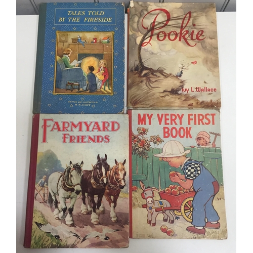 144 - A collection of twelve vintage children's books. Hardback titles to include 'Tales Told By The Fires... 