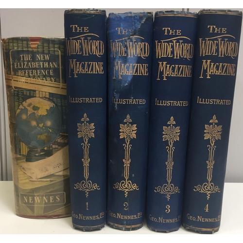 145 - A collection of four volumes of 'The Wide World Magazine' (vol's 1-4) from 1899-1900; together with ... 