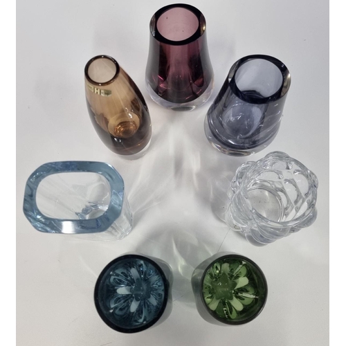 214F - A quantity of iconic mid-20th century decorative glass. Scandinavian examples to include a 'Hadeland... 