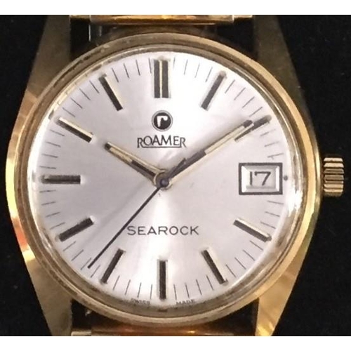 395 - A 'Roamer Searock' - mod 521.2210.339 Gents watch (appears in working order), together with a batter... 