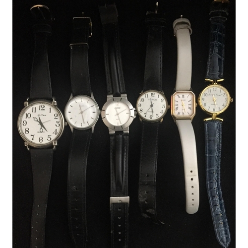 399 - A collection of six ladies watches. Makers include 'Sekonda', 'Ascot - 05/2007(36)AUK-AV-1016, 'Citr... 