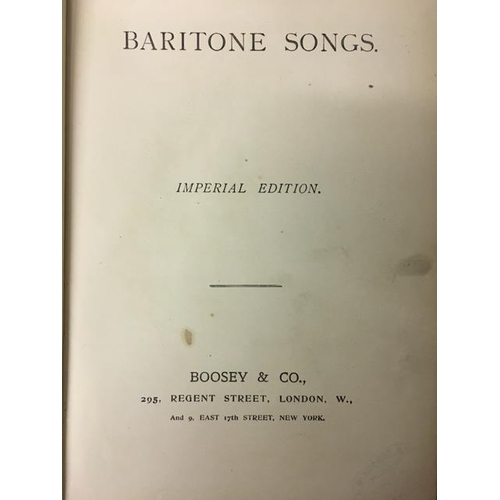 1540B - A trio of antique & vintage music books.