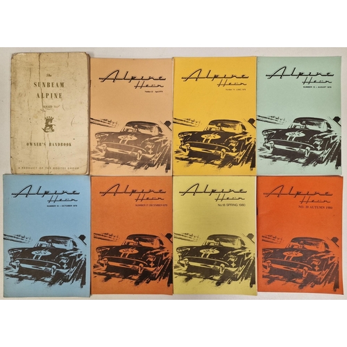 130 - A collection of eleven vintage motoring books, booklets & magazines, together with a similar era cop... 