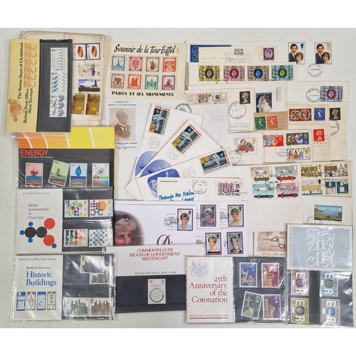 133 - Stamps - A collection of first-day covers & presentation packs