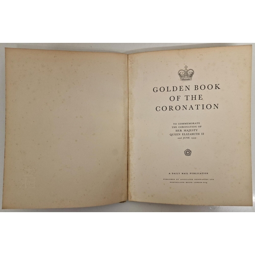 1095 - A collection of three vintage books. To include Golden Book of the Coronation', 'Great Events of the... 