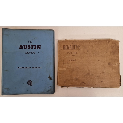 1096 - Two vintage, motoring workshop manuals from 1950's/60's. To include 'The Austin Seven Workshop Manua... 