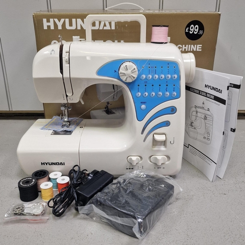 1548 - A 'Hyundai' electric sewing machine, model no. 60 STITCH. Complete with original box & instruction m... 