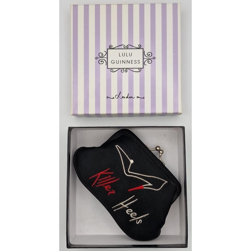 1431 - A boxed, designer 'Killer Heels' purse, by 'Lulu Guinness'. Appears unused.