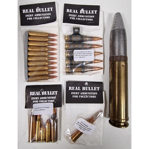 1119 - A mixed lot of collector's bullets (inert).