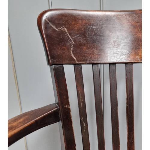 3 - A stunning, Edwardian mahogany, swivel desk chair, with leather upholstered seat. Dimensions(cm) H83... 