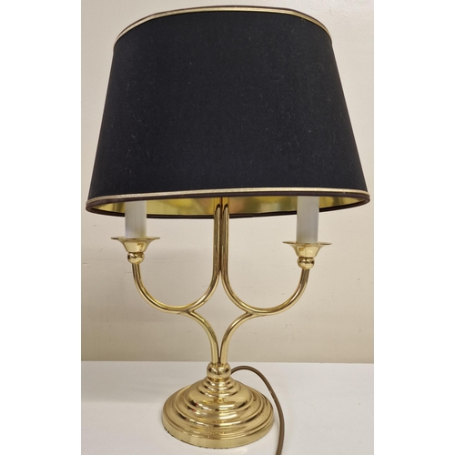 59 - A late 20th century Bouillotte table lamp. Height 50cm, diameter 32cm. PAT test pass & functionality... 