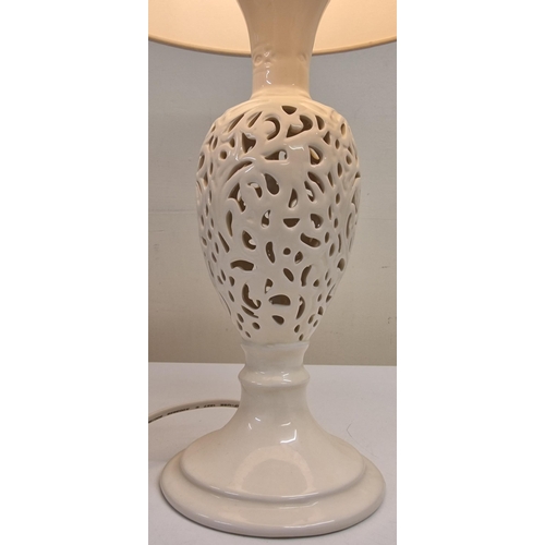 60 - A beautiful, ornate lamp, by 'Regal Porcelain'. PAT test pass & functionality test indicates in work... 