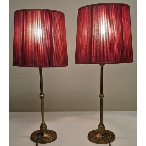 69 - Two pairs of bedroom/side lamps, by 'Laura Ashley'. PAT test pass & functionality test indicates in ... 