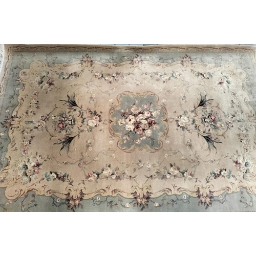 81 - A vintage, handmade Sino Aubusson Royalty rug, with silk highlights. Length approx. 290cm, width app... 