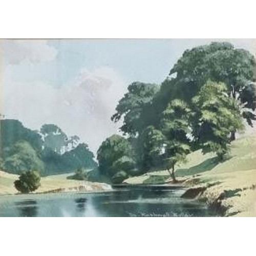 274 - Three original scenic paintings, in various mediums, all by collectible British artists. To include ... 