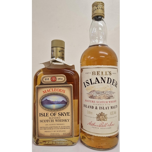 194 - Two unopened bottles of blended Scotch whisky. To include Bell's Islander (1L) & Macleod's Isle of S... 