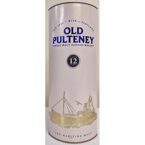 196 - An unopened bottle of Old Pulteney single malt Scotch whisky, aged 12 years. **Proof of age will be ... 