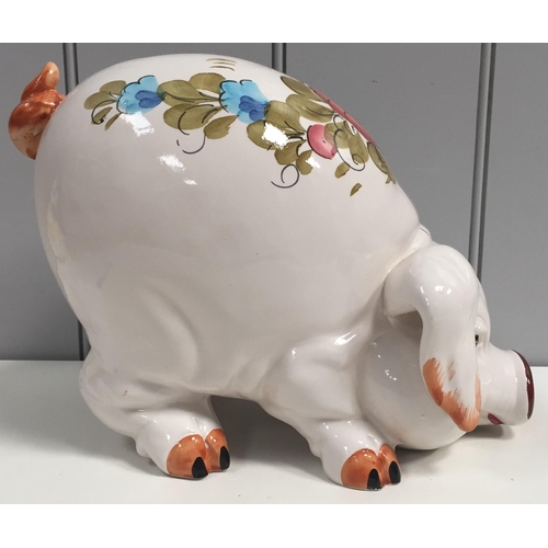 332 - A vintage, Italian piggy-bank. Height 22cm.