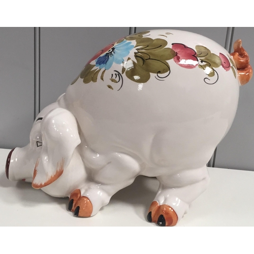 332 - A vintage, Italian piggy-bank. Height 22cm.