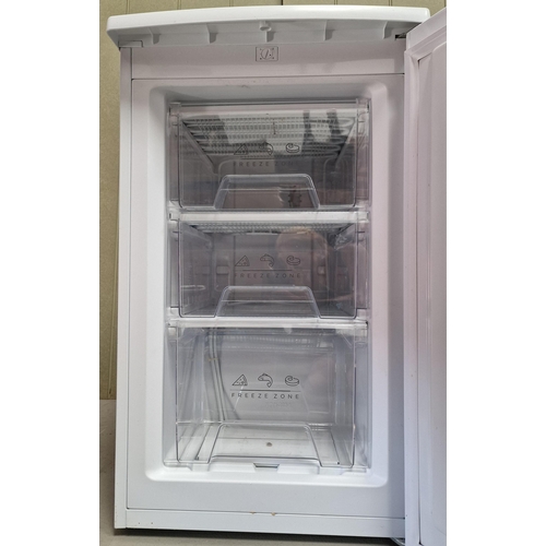 497 - A 'Cookology' 68L undercounter freezer, model no. UCFZ68WH. PAT test pass & functionality test indic... 