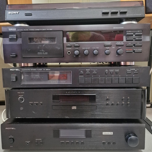 506 - A complete Hi-Fi separates system. To include Rotel A11 amp; Rotel CD RCD-1572; Rotel Tuner RT-850AL... 