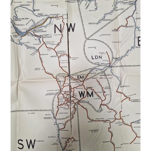 707 - Two UK waterways maps/books. To include an 1889 ordnance Sheffield & S.Yorkshire canal map & a 1945 ... 