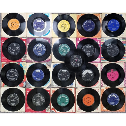 994 - A collection of approximately 101 vinyl singles from 1950's & 60's.