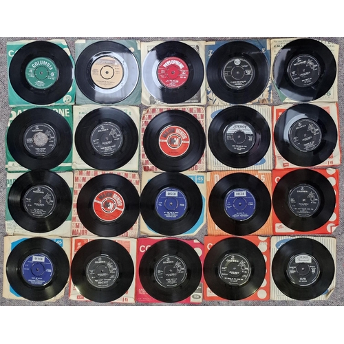 994 - A collection of approximately 101 vinyl singles from 1950's & 60's.