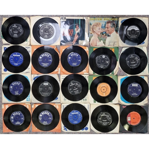 994 - A collection of approximately 101 vinyl singles from 1950's & 60's.