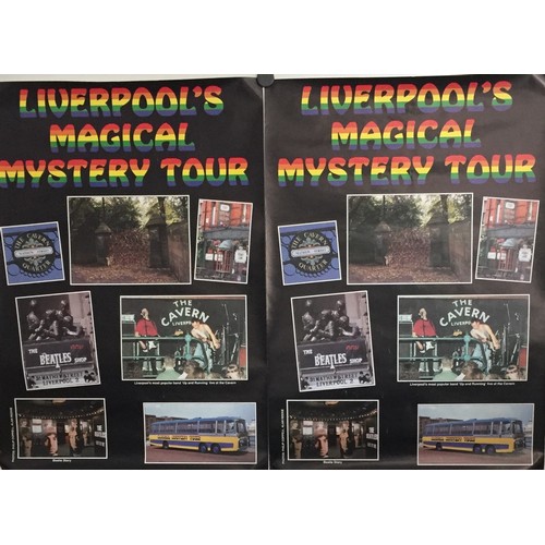 1005 - A pair of advertising posters - 'Liverpool's Magical Mystery Tour' - 'The Beatles', incorporating ph... 