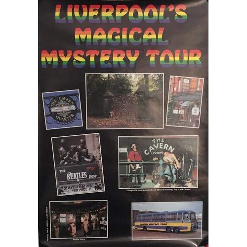 1005 - A pair of advertising posters - 'Liverpool's Magical Mystery Tour' - 'The Beatles', incorporating ph... 