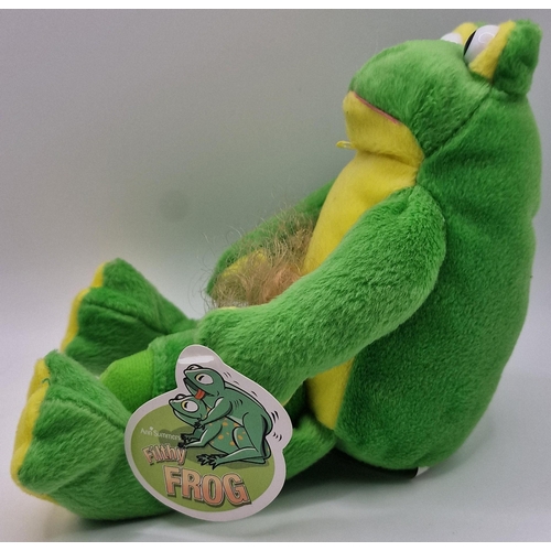 766 - A novelty 'Filthy Frog', adult soft toy. Height 25cm.