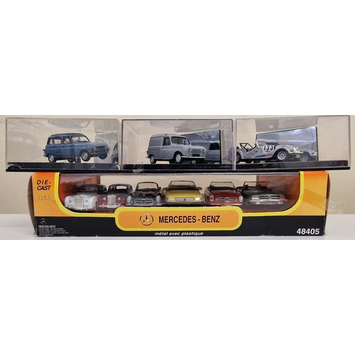 848 - A collection of three Vitesse boxed models, together with a boxed set of Mercedes-Benz cars, by New ... 