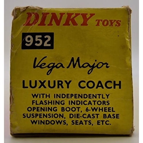 863 - An original, boxed 'Dinky - Vega Major Luxury Coach', model no. 952.