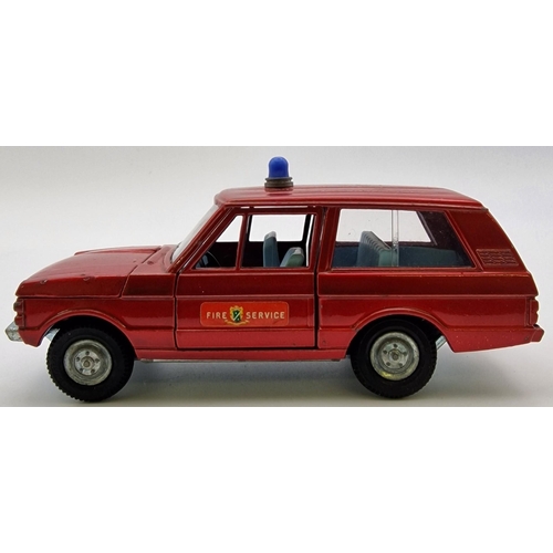 865 - A duo of original, boxed 'Dinky models - Fire Chief's Car & Police Patrol Range Rover', model no's 1... 