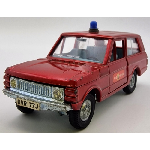 865 - A duo of original, boxed 'Dinky models - Fire Chief's Car & Police Patrol Range Rover', model no's 1... 