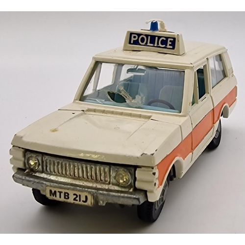 865 - A duo of original, boxed 'Dinky models - Fire Chief's Car & Police Patrol Range Rover', model no's 1... 