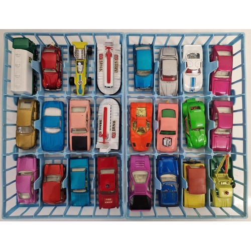 868 - A vintage 'Matchbox Superfast' carrycase, with 24 matchbox cars.